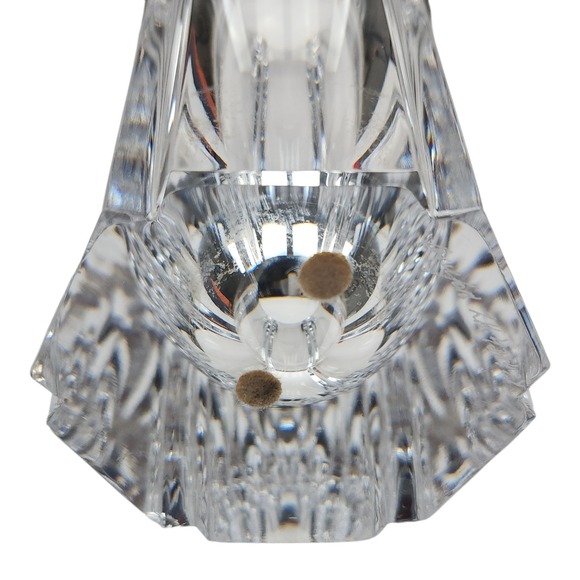 Vintage Orrefors Corona Crystal Vase Signed Scandinavian MCM Design - Picture 7 of 7